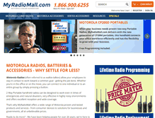 Tablet Screenshot of myradiomall.com